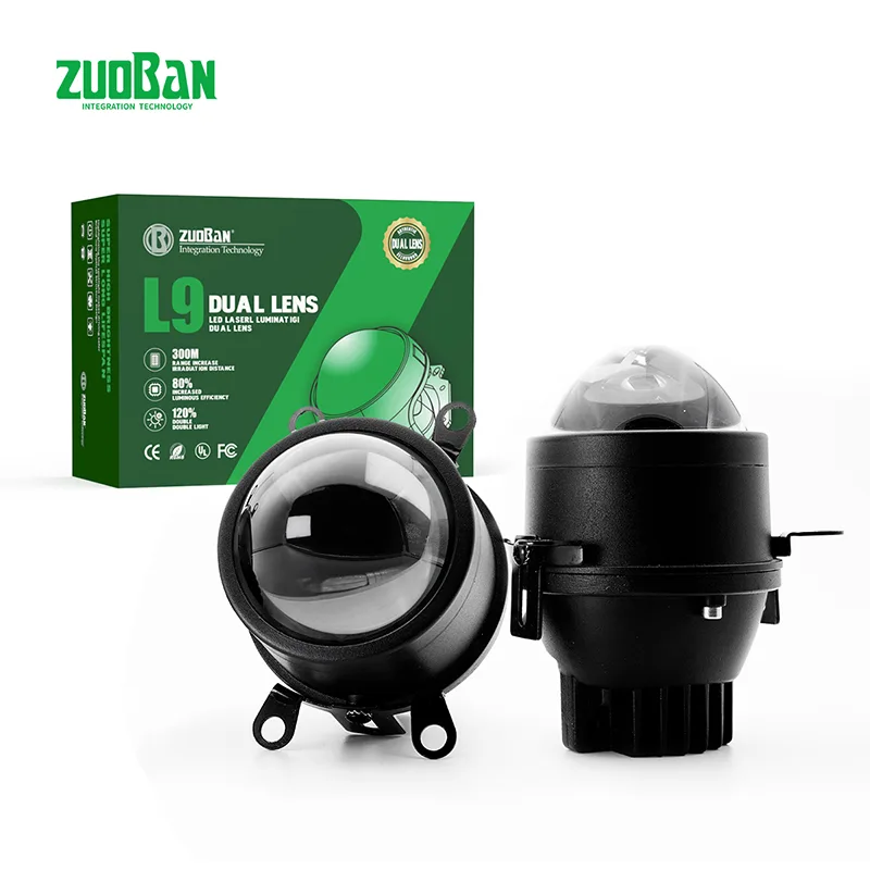 Lampu Kabus Kanta Universal 90W 3-inci Dwi Warna